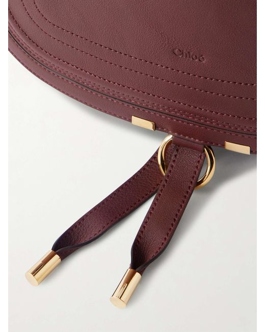 Chloé Purple Marcie Shoulder Bag