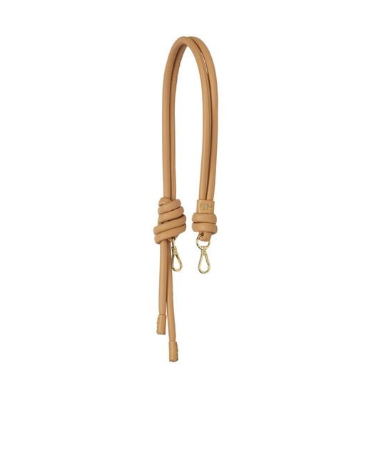 Fendi White Leather Shoulder Strap
