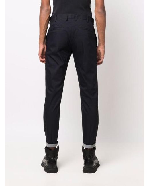 Pt Pantaloni Blue Logo Casual Pants for men