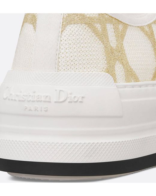 Dior White Christian Walkn Platform Sneakers
