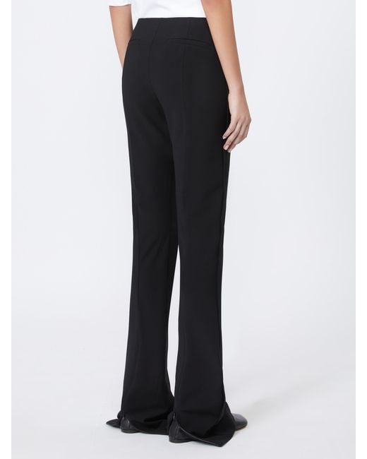 Sportmax Black Low-Rise Stretch Trousers