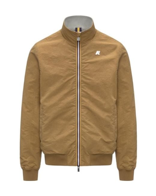 K-Way Brown Arsene Reversible Jacket for men