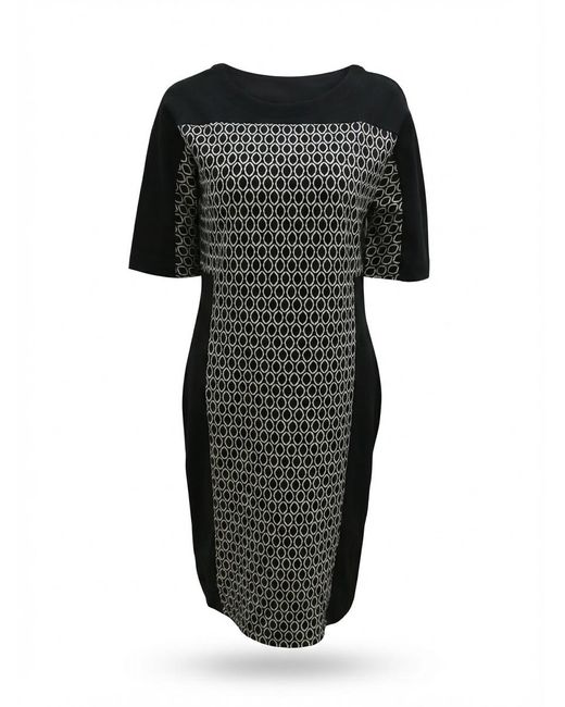 Weekend by Maxmara Black Round Neck Dress