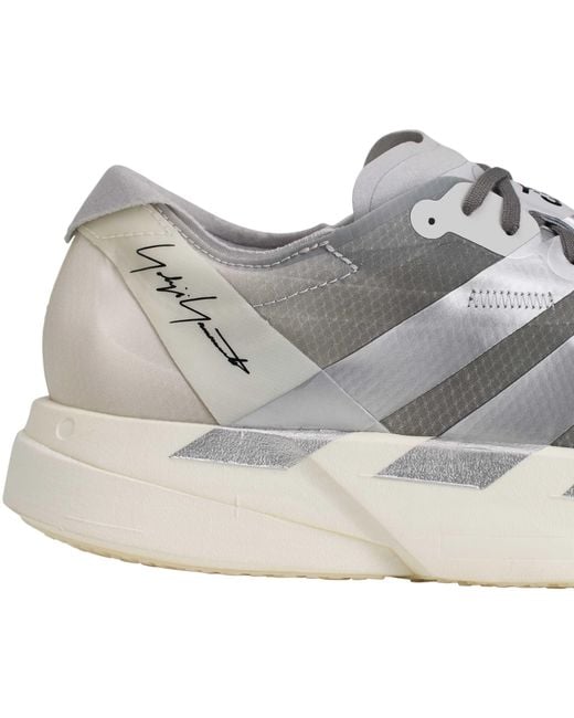 Y-3 Gray Color Block Sneakers for men