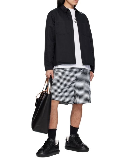 Marni Black Tie Low Upper Board Shoes for men