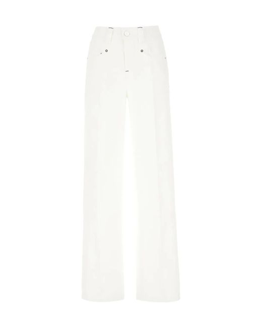 Seafarer White Straight-Leg Jeans