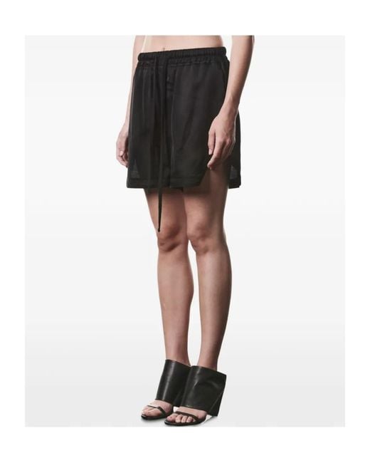 Thom Krom Blue Drawstring Shorts