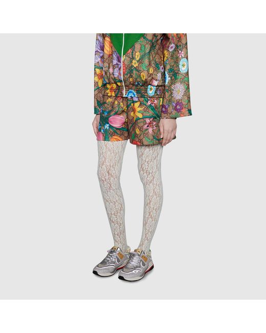 Gucci Gray Ultrapace Low-Top Sneakers