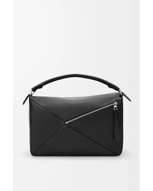 Loewe Black Large Puzzle Bag for men