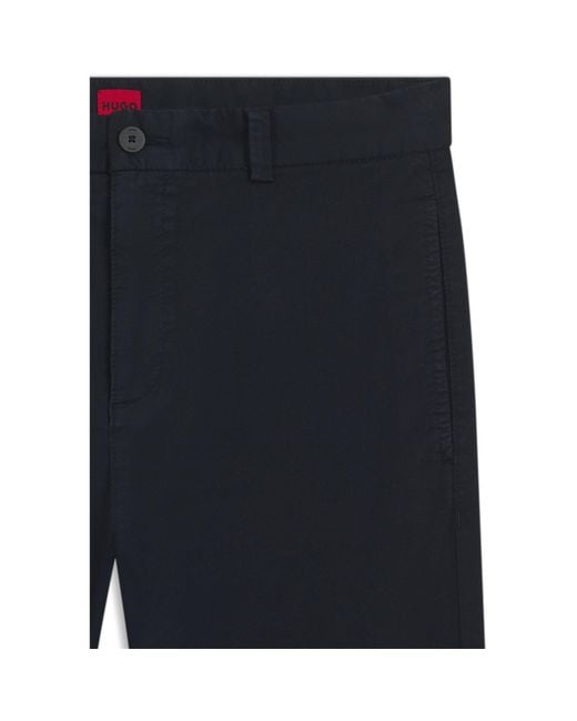 Boss Blue Casual Straightleg Pants for men