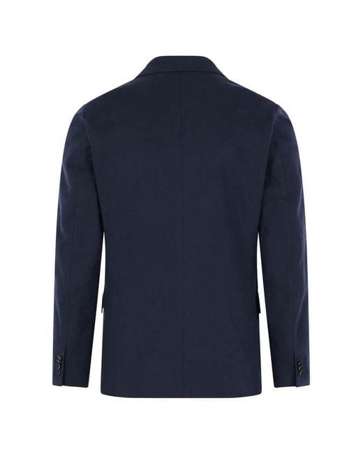 Etro Blue Single-Breasted Tailored Blazer for men