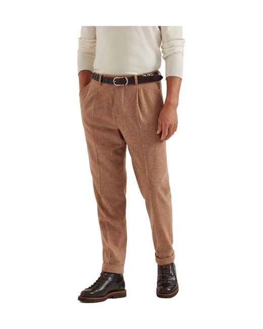 Brunello Cucinelli Multicolor Button-Fastening Trousers for men
