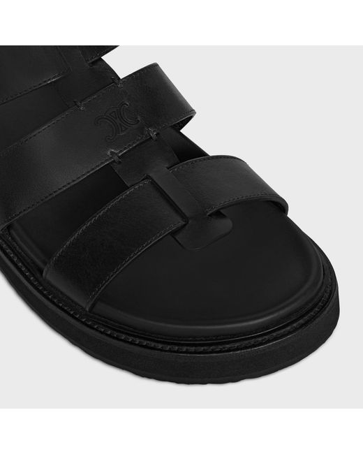 Céline Black Tippi Sandal for men