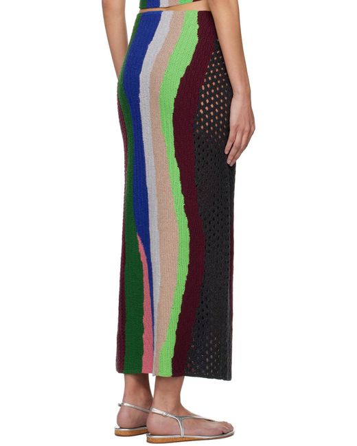 Gabriela Hearst Green Fatima Maxi Skirt