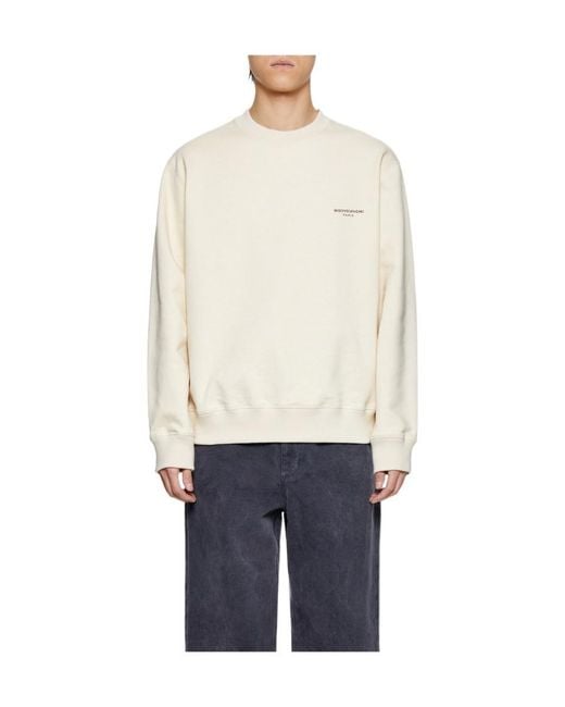 Wooyoungmi Natural Round Collar Long Sleeve Sweater for men