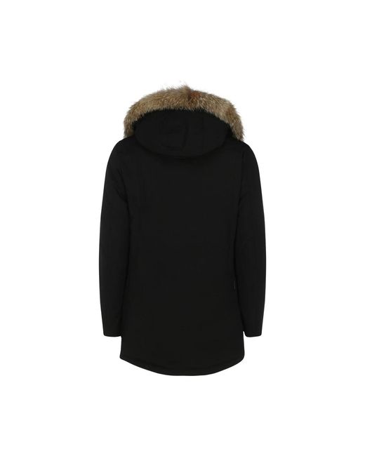 Woolrich Black Down Jackets for men