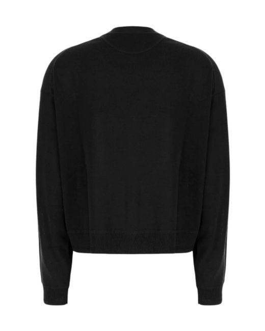Paul Smith Black Contrast-Button V-Neck Cardigan