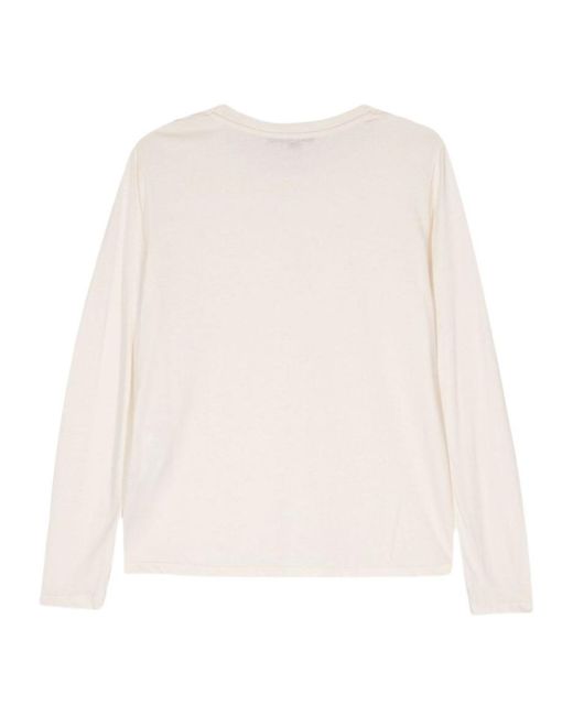 Seventy Natural Long-Sleeve Knit Top