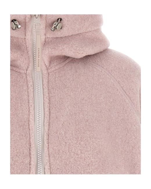 Canada Goose Pink Chilliwack Zip-Up Hoodie