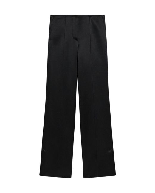 Helmut Lang Black Minimal Satin Pants