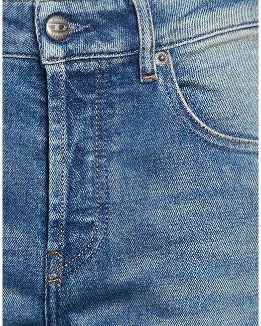 DIESEL Blue Straight-Leg Jeans