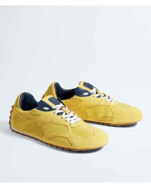 Bottega Veneta Yellow Orbit Flash Sneaker for men