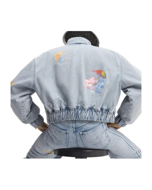 Adidas Originals Blue Adidas Care Bear Bomber Jacket