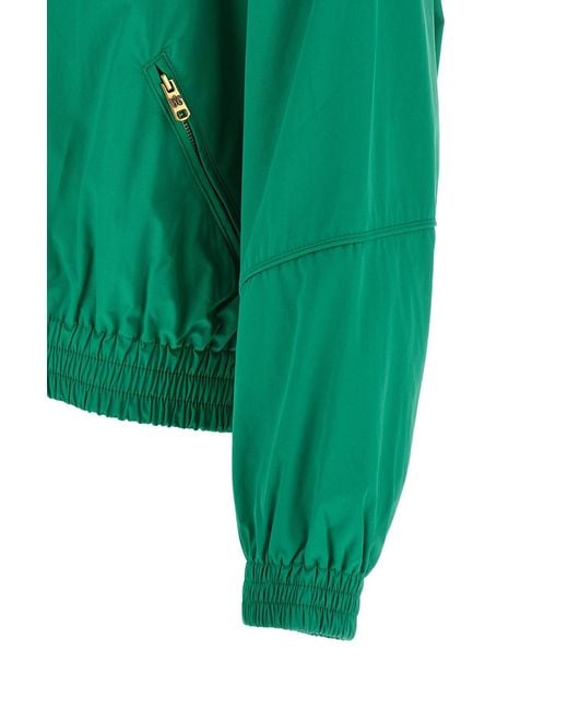 Willy Chavarria Green Ruff Rider Track Jacket for men