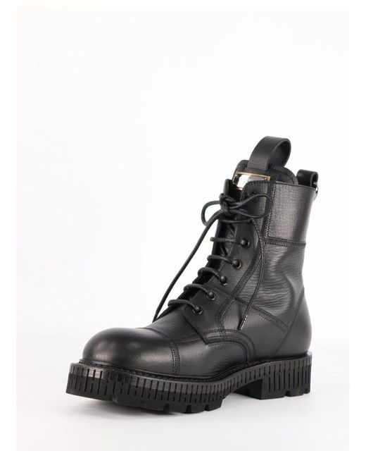 Dolce & Gabbana Black Logo Plaque Ankle Boots for men