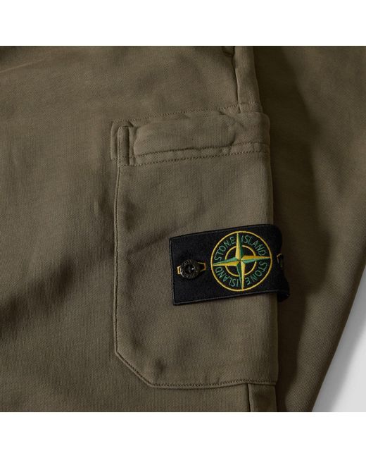 Stone Island Green Soft Knit Jogger Pants for men