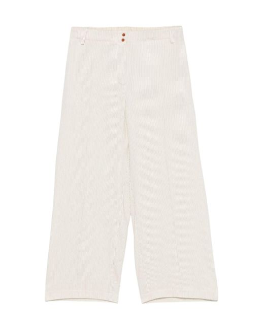 Alysi White Belt Loops Slacks