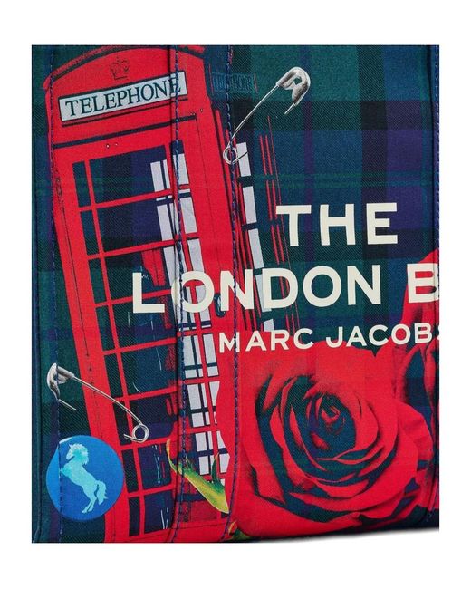 Marc Jacobs Red Printed Handbag