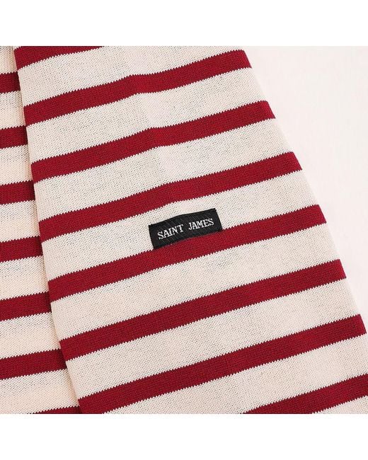 Saint James Red Long-Sleeve T-Shirt