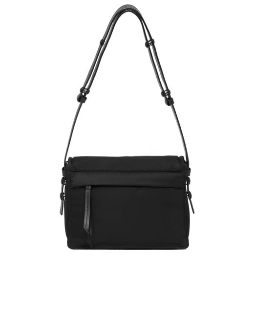 Prada Black Traveller Small Padded Re-Nylon Shoulder Bag