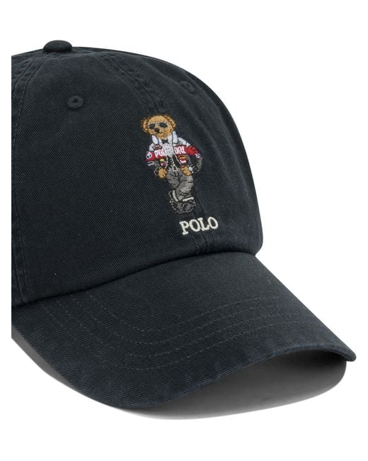 Polo Ralph Lauren Blue Polo Bear Baseball Cap for men