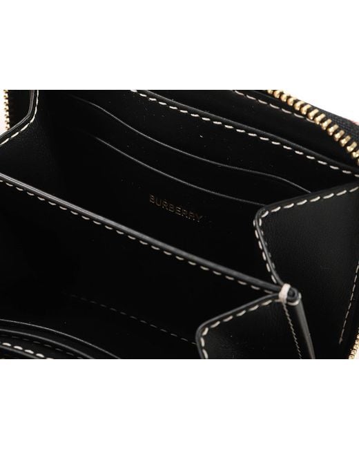 Burberry Multicolor Checkered Zipper Wallet
