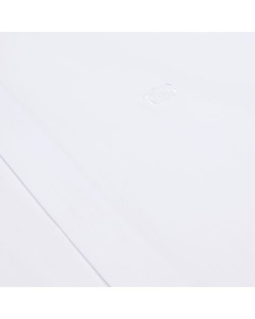 Céline White Loose Shirt for men