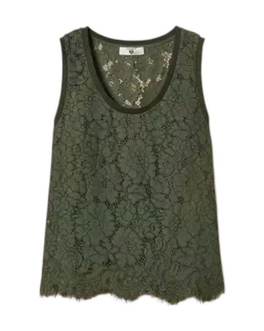 Twinset Green Lace Blouse