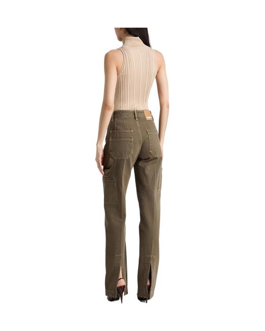 Jacquemus Natural Solid-Colored Cargo Pants