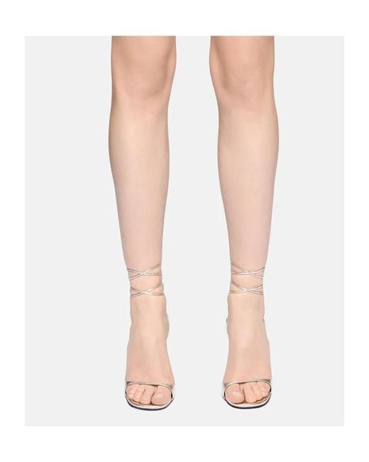 The Attico White The Ora Sandals