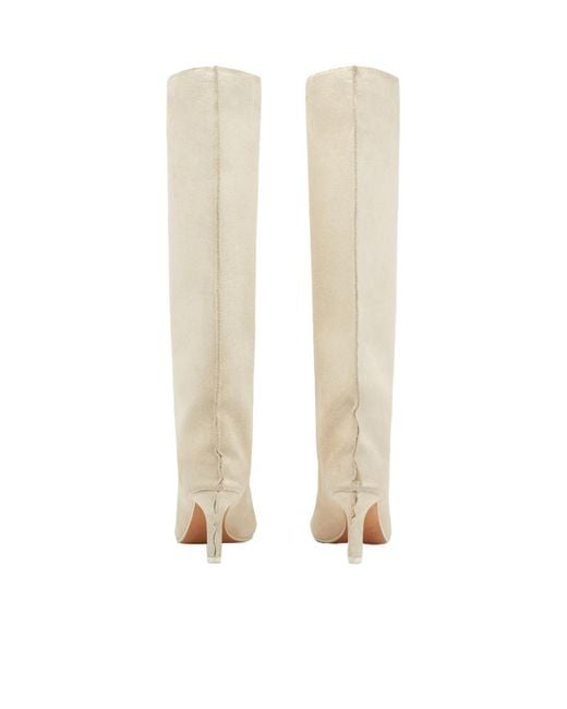 MM6 by Maison Margiela White Anatomic Tube Boots