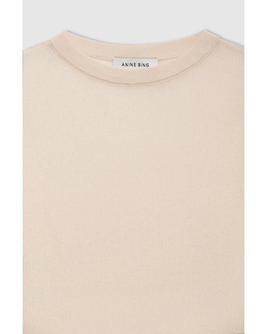 Anine Bing White Long-Sleeved Knitwear