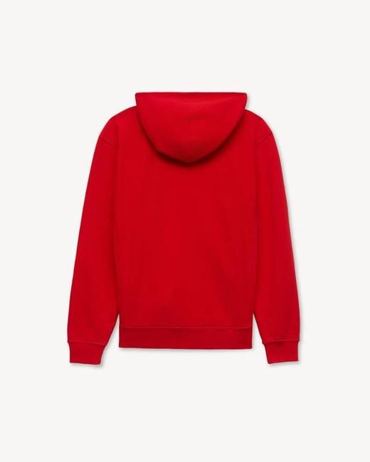 KENZO Red Sounds' Zip Up Hoodie for men