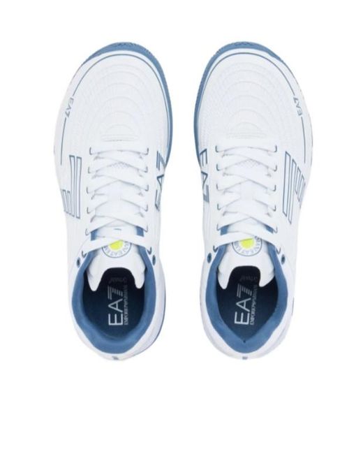 EA7 Blue Logo Detail Trainers for men