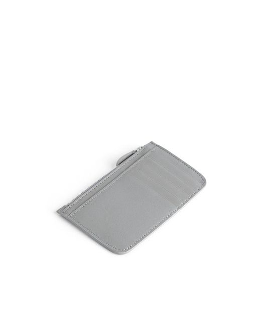 Balenciaga Gray Cash 2.0 Long Coin And Card Holder