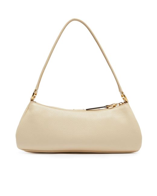 Chloé Natural Zippered Shoulder Bag