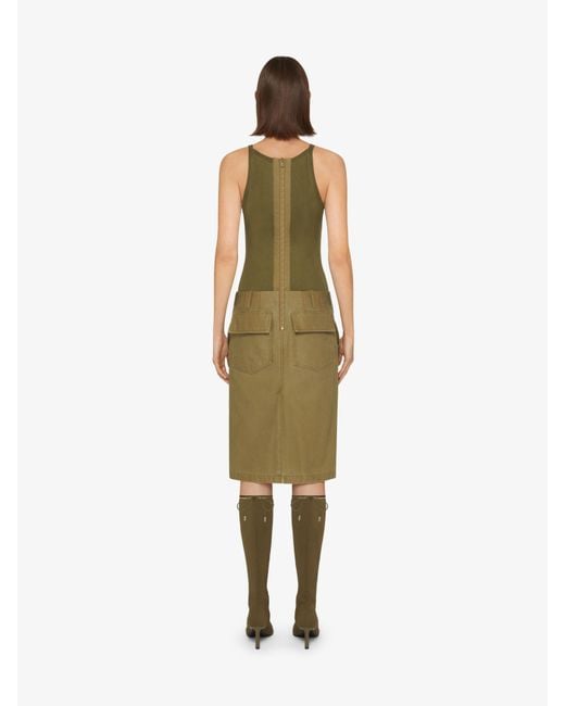 Givenchy Green Cargo Dress