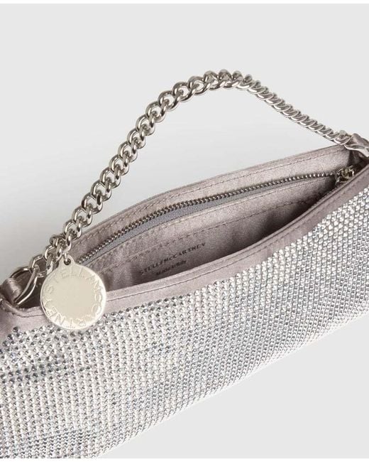 Stella McCartney Metallic Falabella Embellished Crossbody Bag
