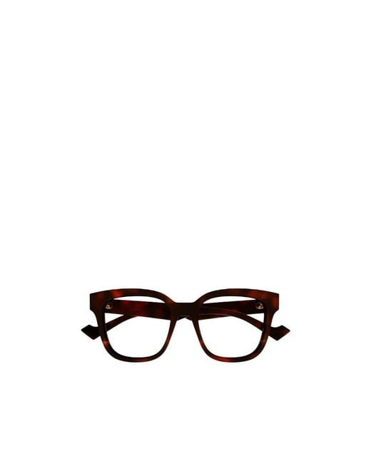 Gucci White Eyewear Square Frame Glasses