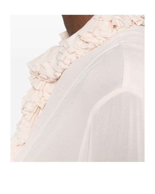 Philosophy Di Lorenzo Serafini White Front Detailed Shirt